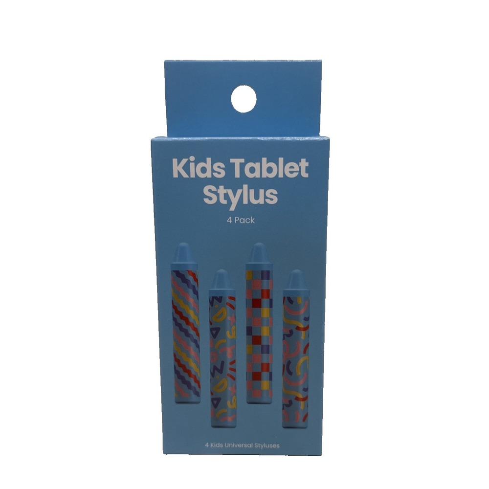 4 Pack Kid Tablet Stylus Pens for Touch Screens Kids Smart Watch Tablet iPad Etc